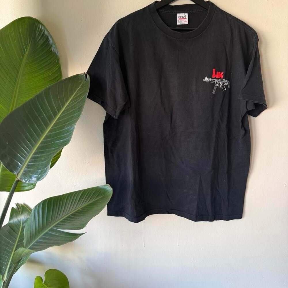 Vintage Anvil Heckler and Koch HK No Compromise T-Shirt XL